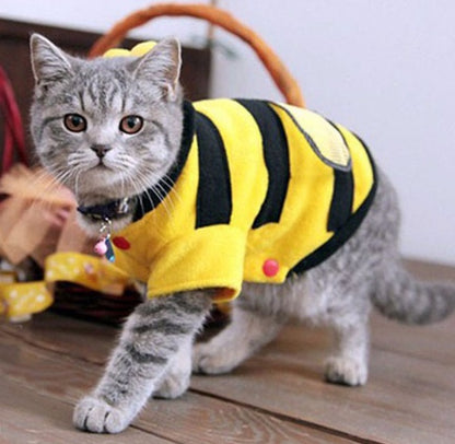 1Pcs Pet Clothes Cute Bees Dog Cat Clothes