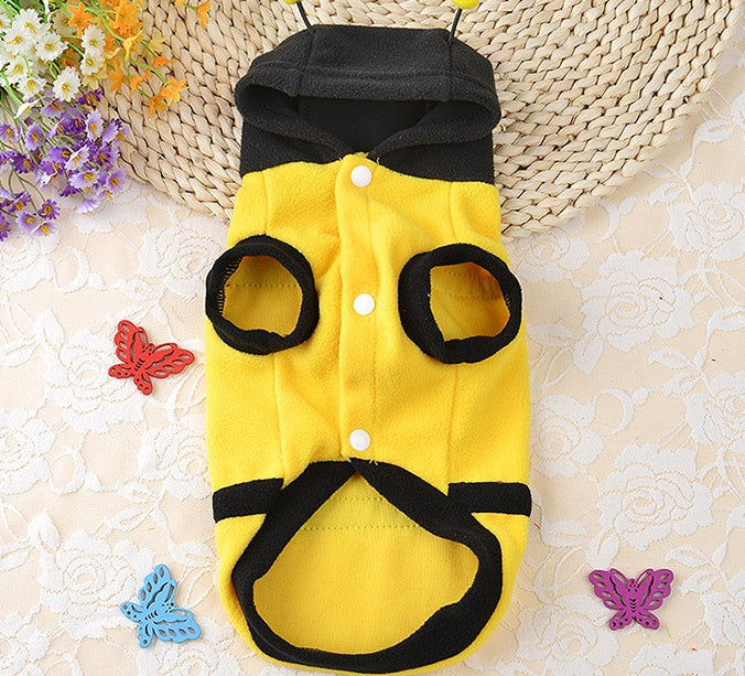 1Pcs Pet Clothes Cute Bees Dog Cat Clothes